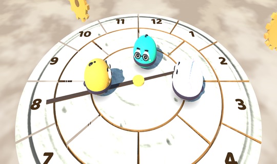 Clock Tower – The floor sinks like clock hands