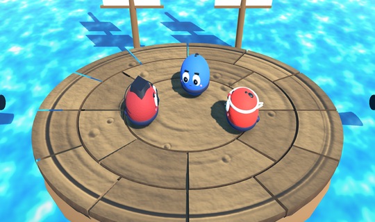 Pirate Ship – Cannonballs across the deck