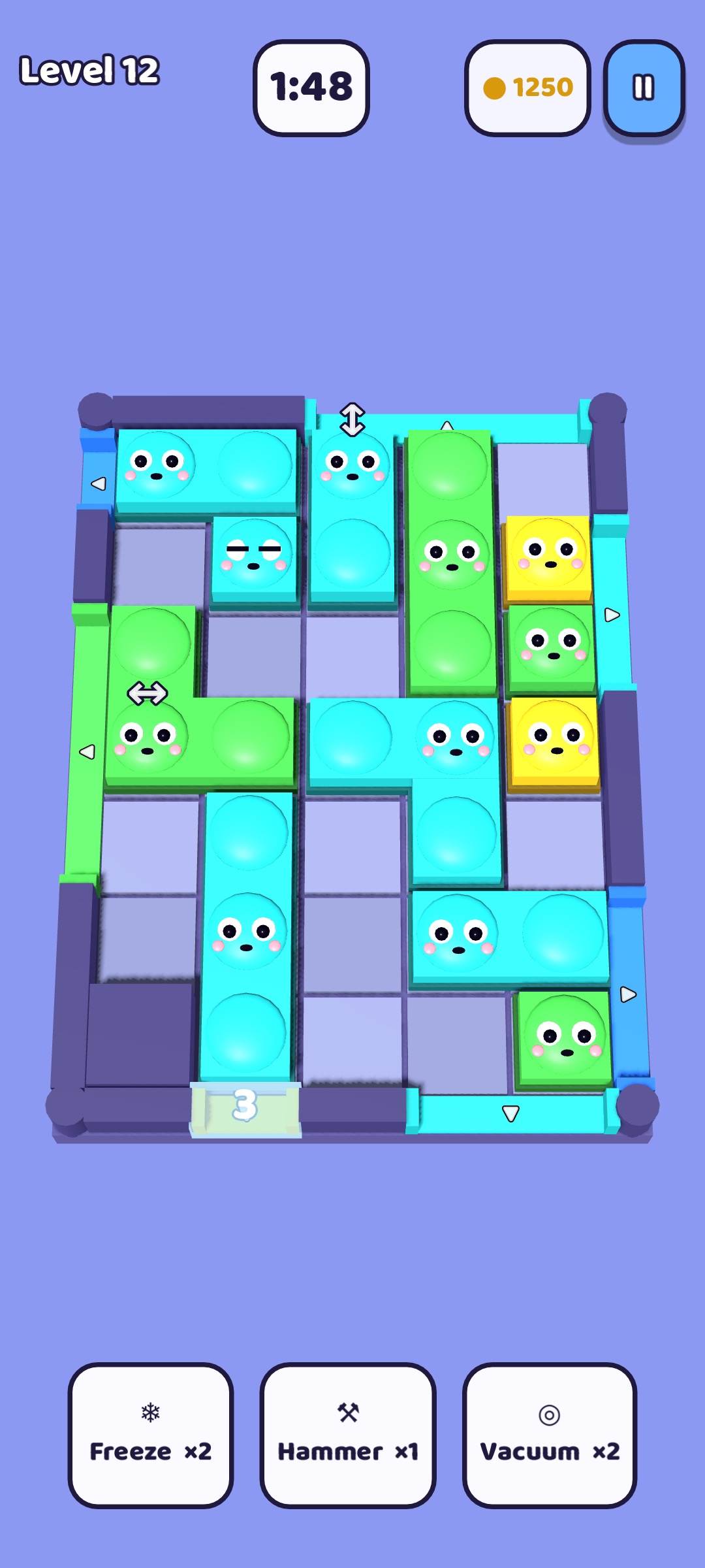 One-way jellies on the board