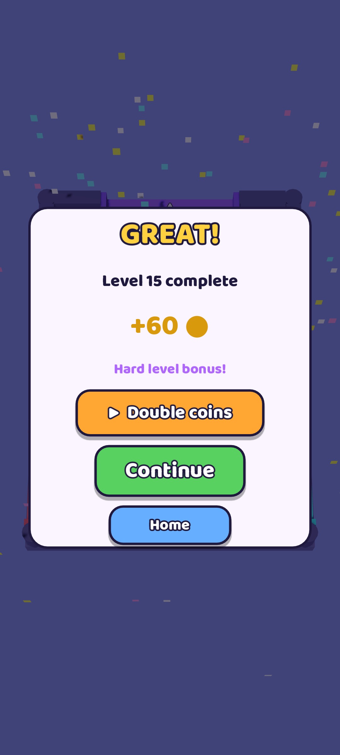 Board cleared: level won